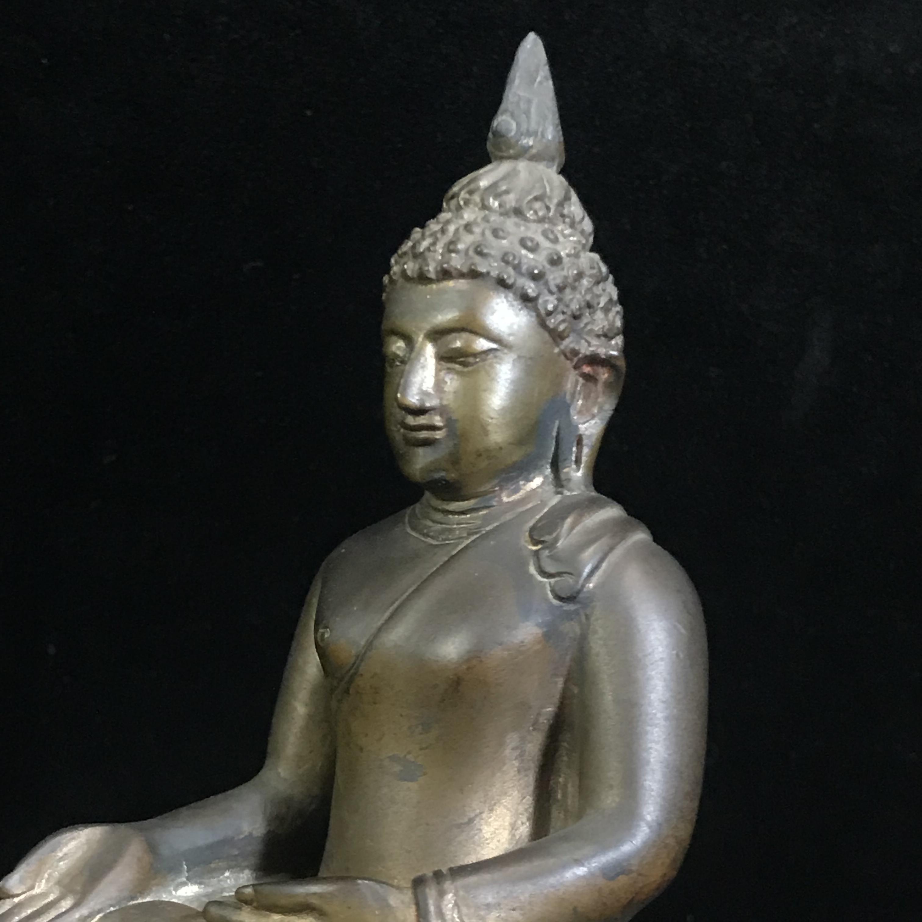 พระไพรีพินาศ วัดบวรนิเวศวิหาร ปี 2544 เนื้อสัมฤทธิ์ หน้าตัก 3นิ้ว (นิยมหายาก)(1ใน2989องค์)