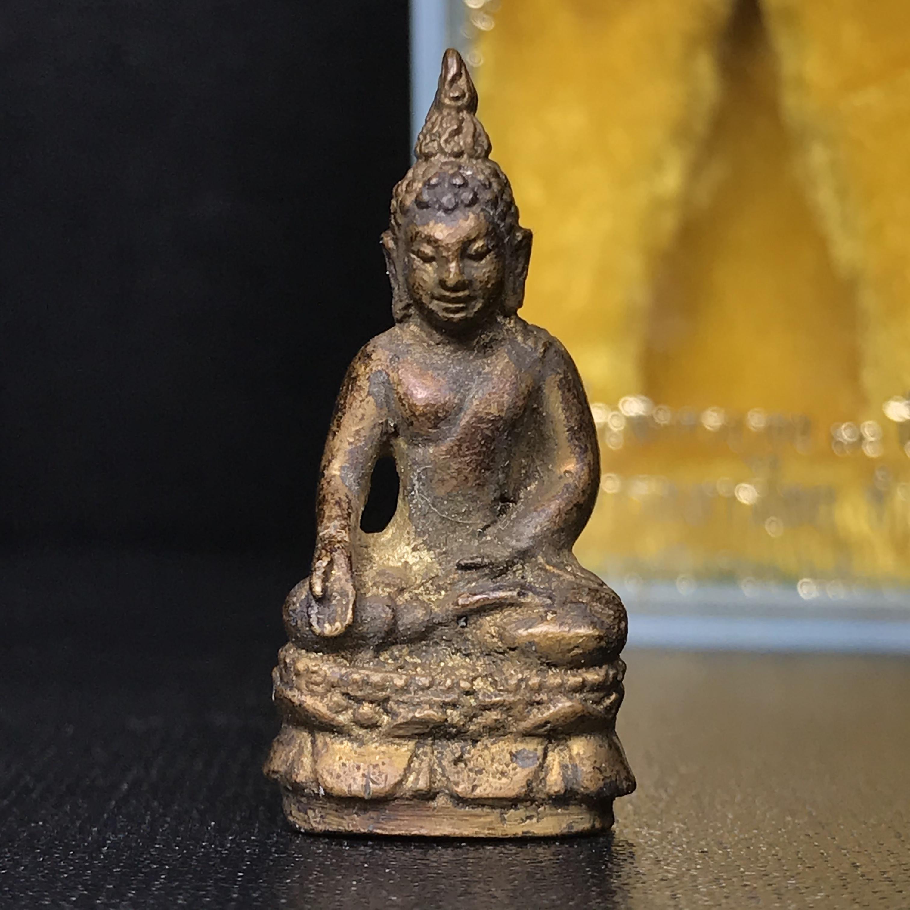 พระกริ่งไพรีพินาศ วัดบวรนิเวศ ปี2530 เนื้อทองผสม ที่ระลึกครบรอบ30ปี ธนาคารทหารไทย (มีส่วนผสมของชนวนเก่าของไพรีพินาศรุ่นแรก)อานุภาพยิ่งใหญ่ กำราบศัตรูพ่ายสิ้น พระไพรีพินาศ