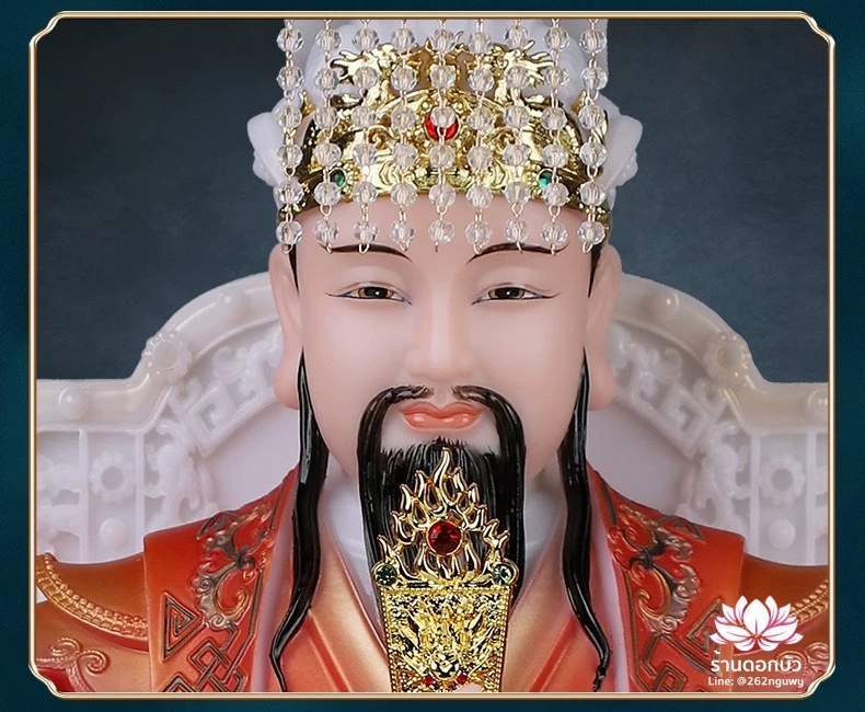 เง็กเซียนฮ่องเต้ หยกอ๋องส่องเต่ และ พระนางซีหวังหมู่ กิมบ้อเนี่ยเนี้ย งานหินอ่อนคุณภาพสูง ขนาด 12/16/19/26 นิ้ว