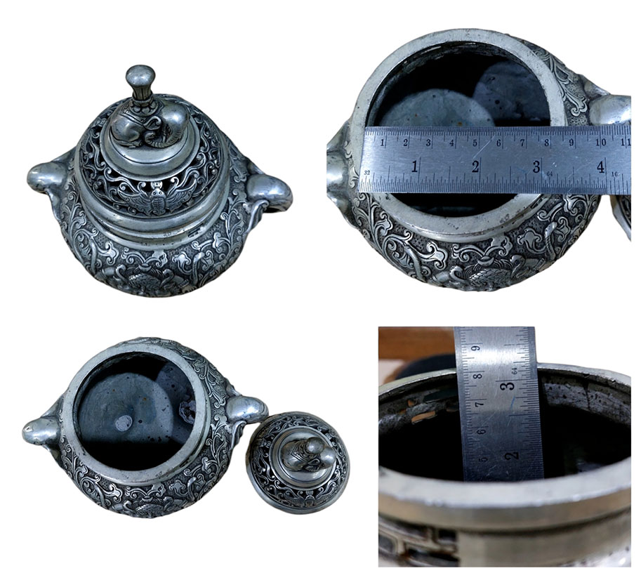 หน้ากาล- เตากำยาน โถกำยาน กระถางกำยาน ของสะสม ของตกแต่งบ้าน