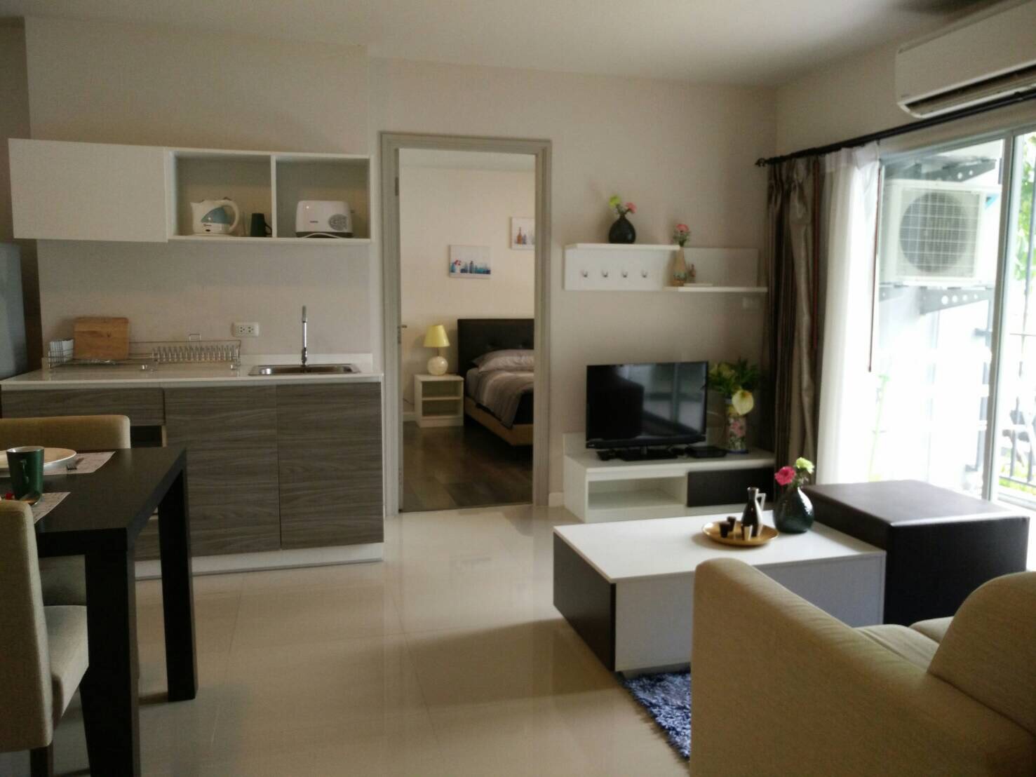 Kathu For Rent : 2Bed Dcondo mine Pool View Locate