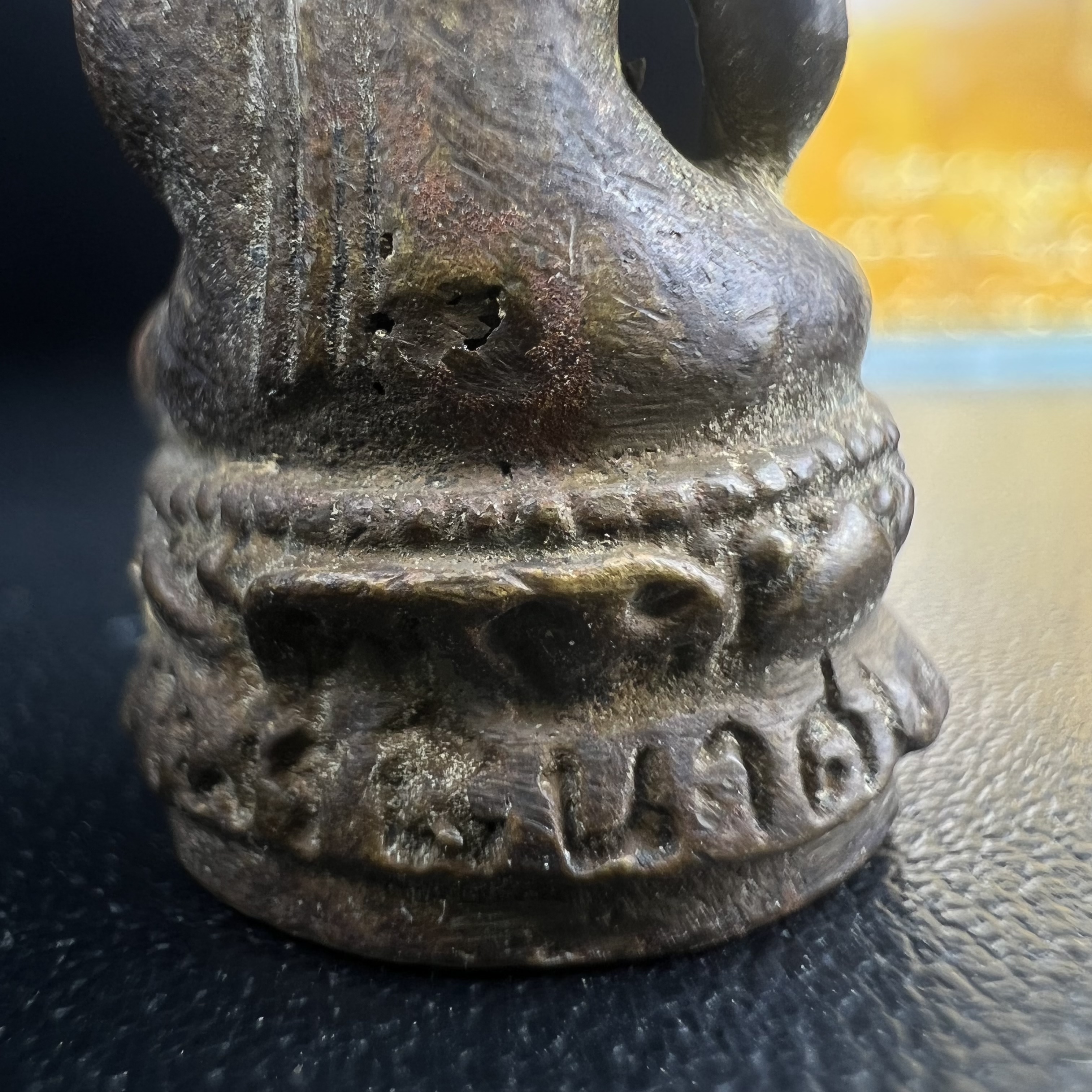 พระกริ่งไพรีพินาศ วัดบวรนิเวศ ปี2530 เนื้อทองผสม ที่ระลึกครบรอบ30ปี ธนาคารทหารไทย (มีส่วนผสมของชนวนเก่าของไพรีพินาศรุ่นแรก)อานุภาพยิ่งใหญ่ กำราบศัตรูพ่ายสิ้น พระไพรีพินาศ