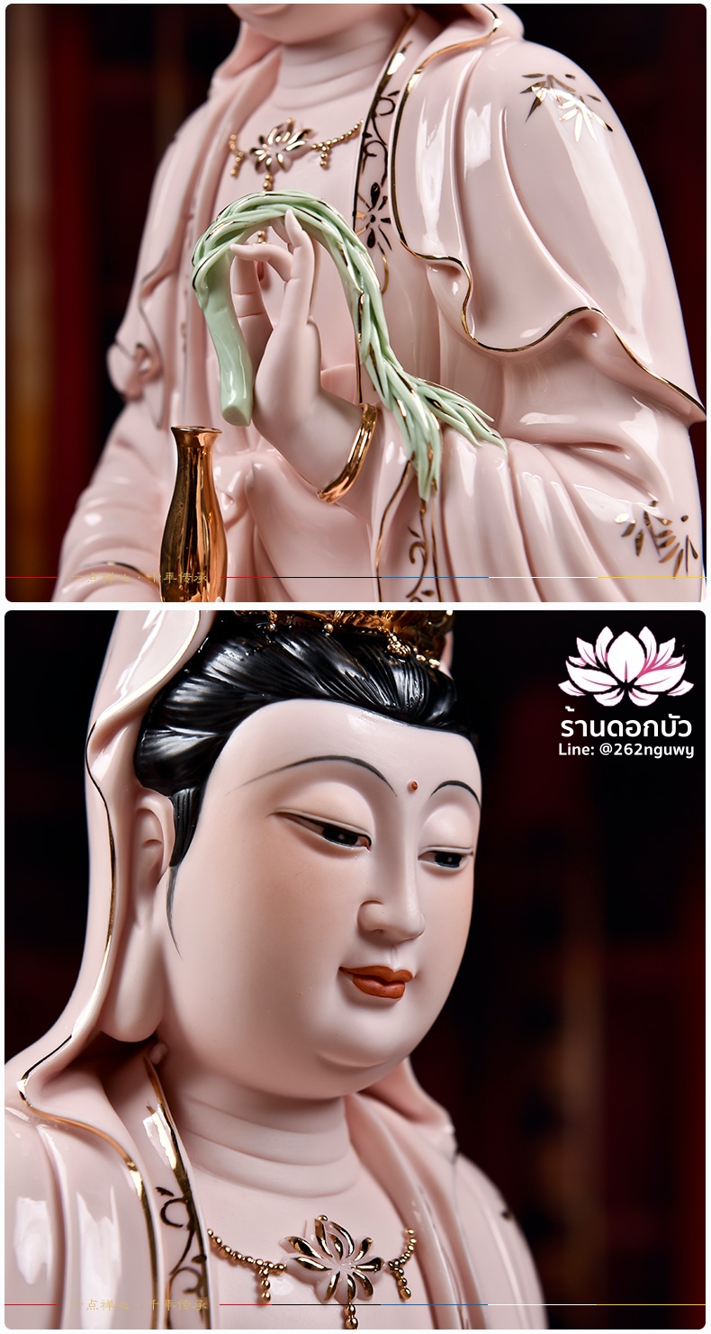 พระพุทธเจ้า (พระยูไล) พระโพธิสัตว์กวนอิม (กวนอิมผ่อสัก) พระมหาสถามปราปต์โพธิสัตว์ (ไต่ซีจี่ผ่อสัก) ขนาด 19 นิ้ว
