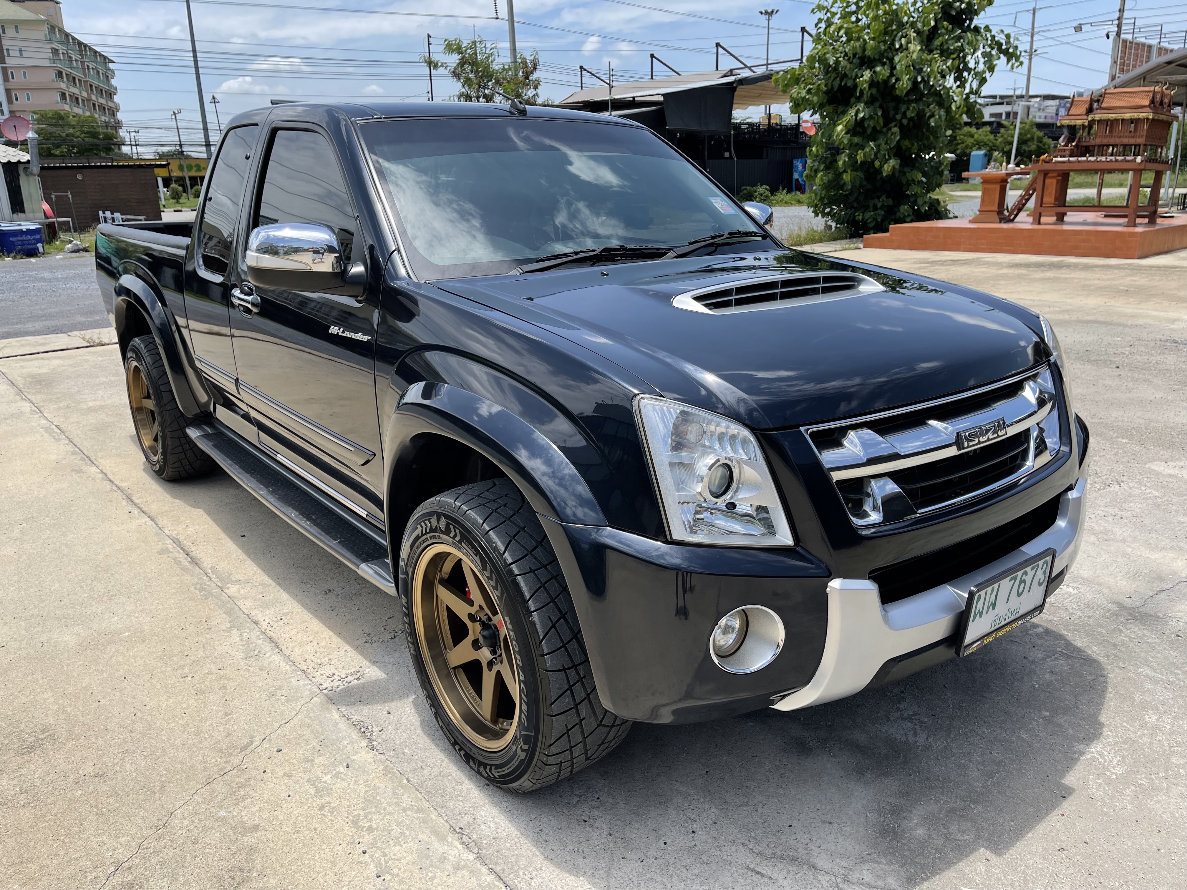 Isuzu Dmax Cab Hilander 3.0 Vgs Abs Airbag 2011 ดำ