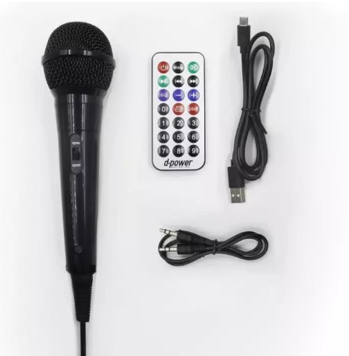 ลำโพง คาราโอเกะ LED BASS8นิ้ว treble2นิ้ว Dpower BOM79