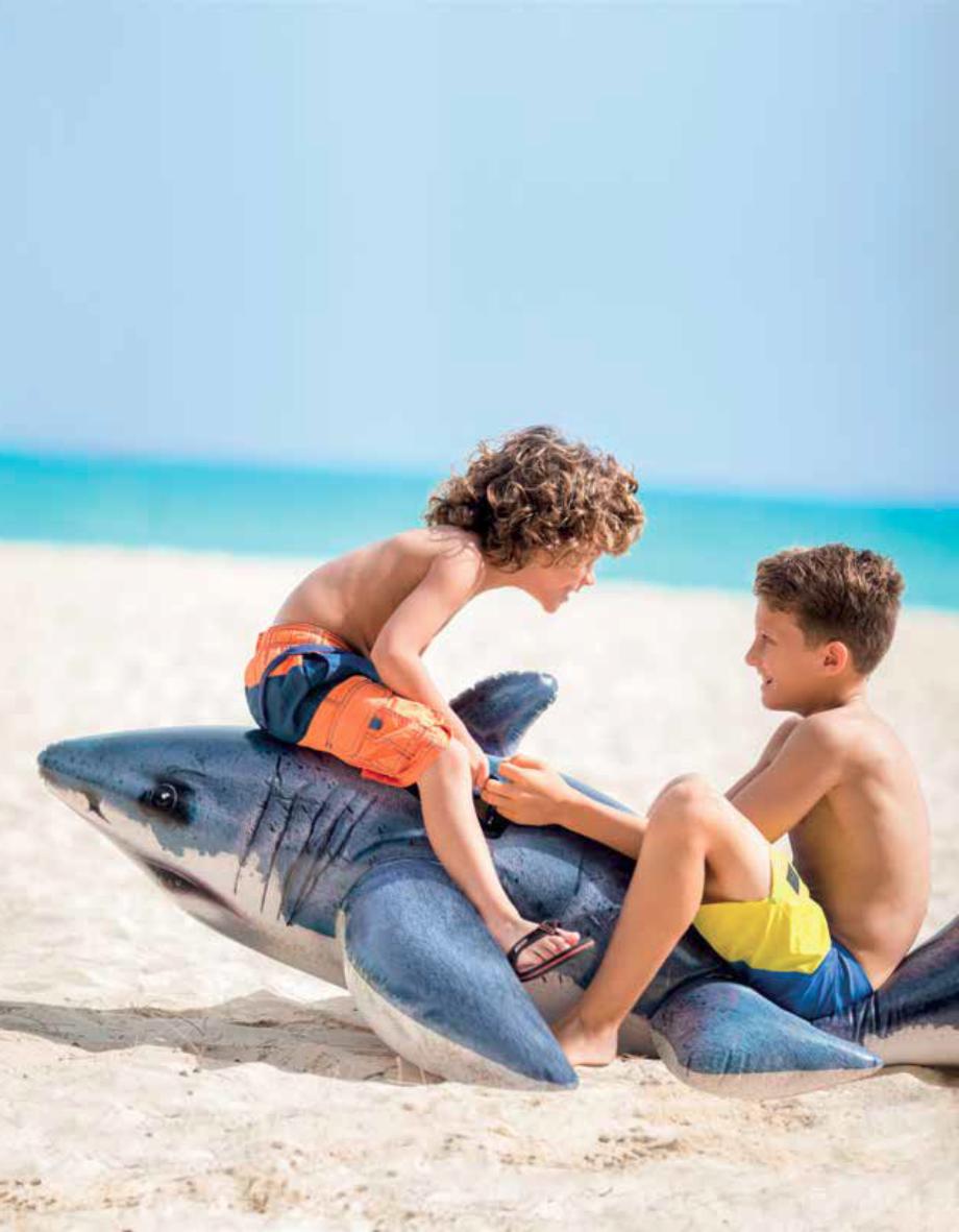 Intex 57525 Great White Shark แพปลาฉลาม สีเทา เหมือนจริง