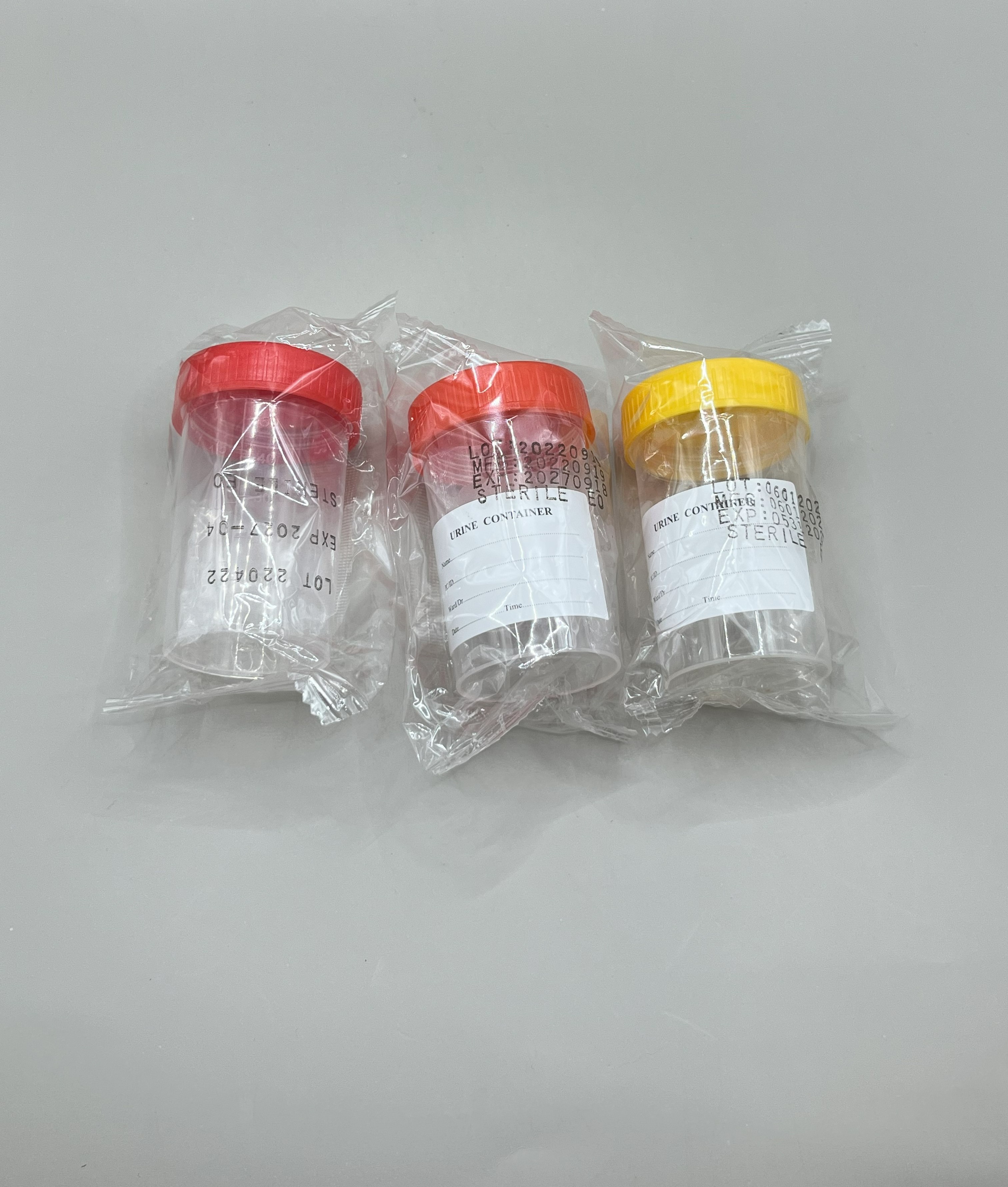 Specimen 60 ml , sample Container sterile/non-sterile , กระปุกเก็บตัวอย่างปัสสาวะ 60 มิลลิลิตร (ขายยกลัง/500ชิ้น)