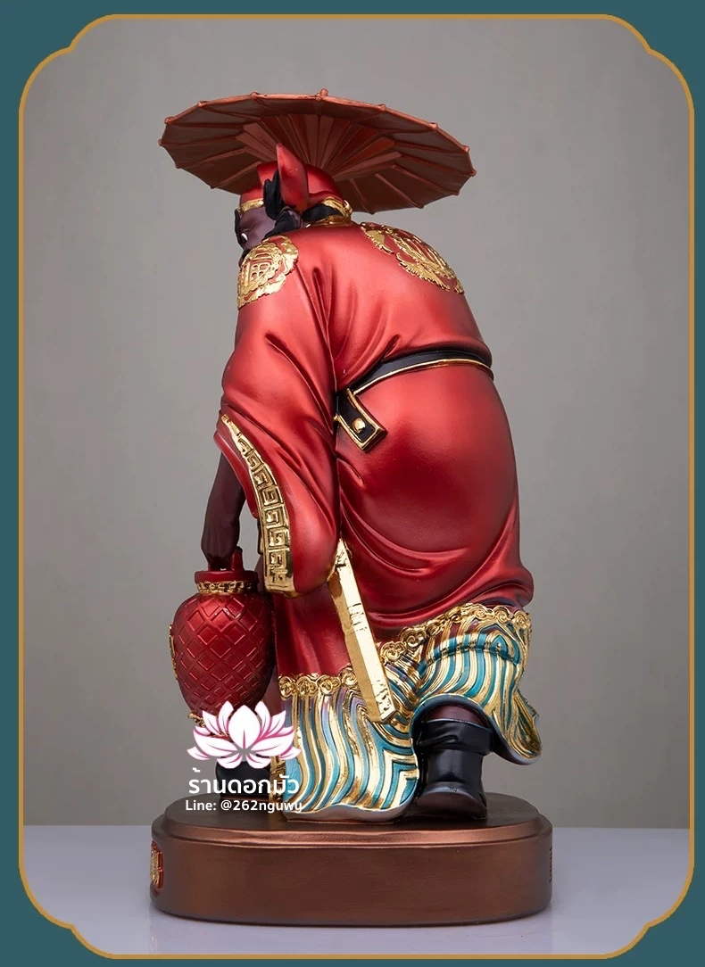 เทพเจ้าจงขุย จงขุยเทียนซือ จงขุยเอี๋ยกง ปางยืน งานเรซิ่นพรีเมียม ขนาด 12/16/19 นิ้ว