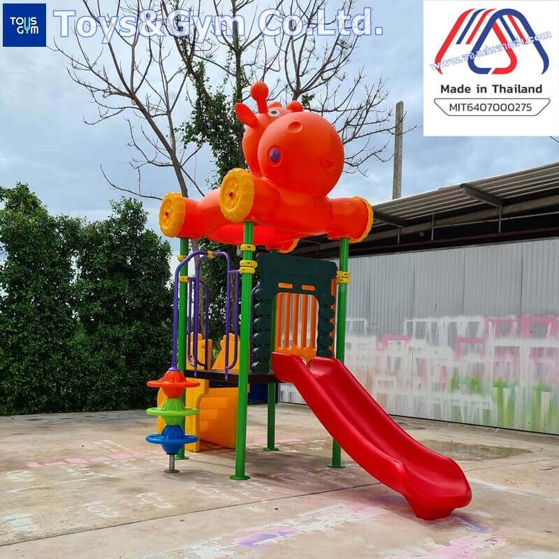 MiT-โรงงานผลิตเครื่องเล่นสนามกลางแจ้ง-อุปกรณ์สนามเด็กเล่น ชุดฮิปโปโปเตมัส