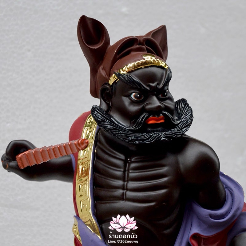 เทพเจ้าจงขุย จงขุยเทียนซือ จงขุยเอี๋ยกง ปางยืน งานเรซิ่น ขนาด 16 นิ้ว