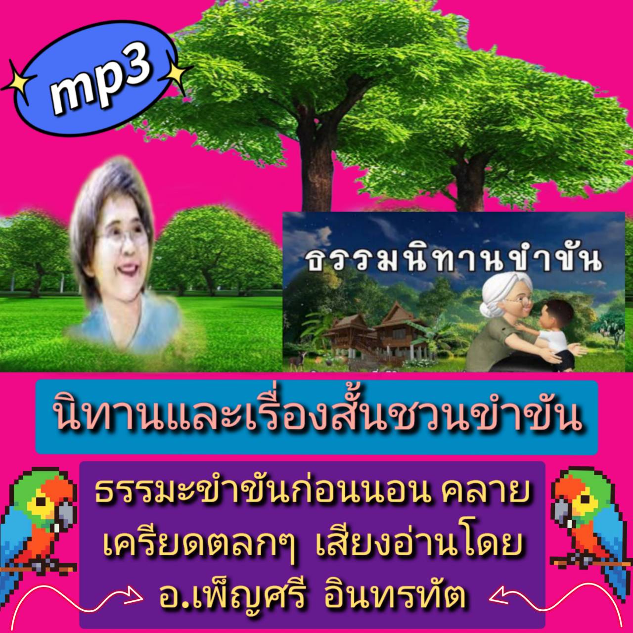 [พรเทวะ] แฟลชไดร์ฟ USB Mp3 นิทานและเรื่องสั้นชวนขำขัน ธรรมะขำขัน ก่อนนอน คลายเครียด ตลกๆ เสียงอ่านโดย อ.เพ็ญศรี อินทรทัต ใช้กับเครื่องเล่น USB/mp3 ทุกชนิดหรือเปิดฟังในรถยนต์เปิดในคอมพิวเตอร์ได้ *** สามารถ โหลดใส่มือถือ ฟังได้ ** เปิดในคอมพิวเตอร์ได้ USB-M