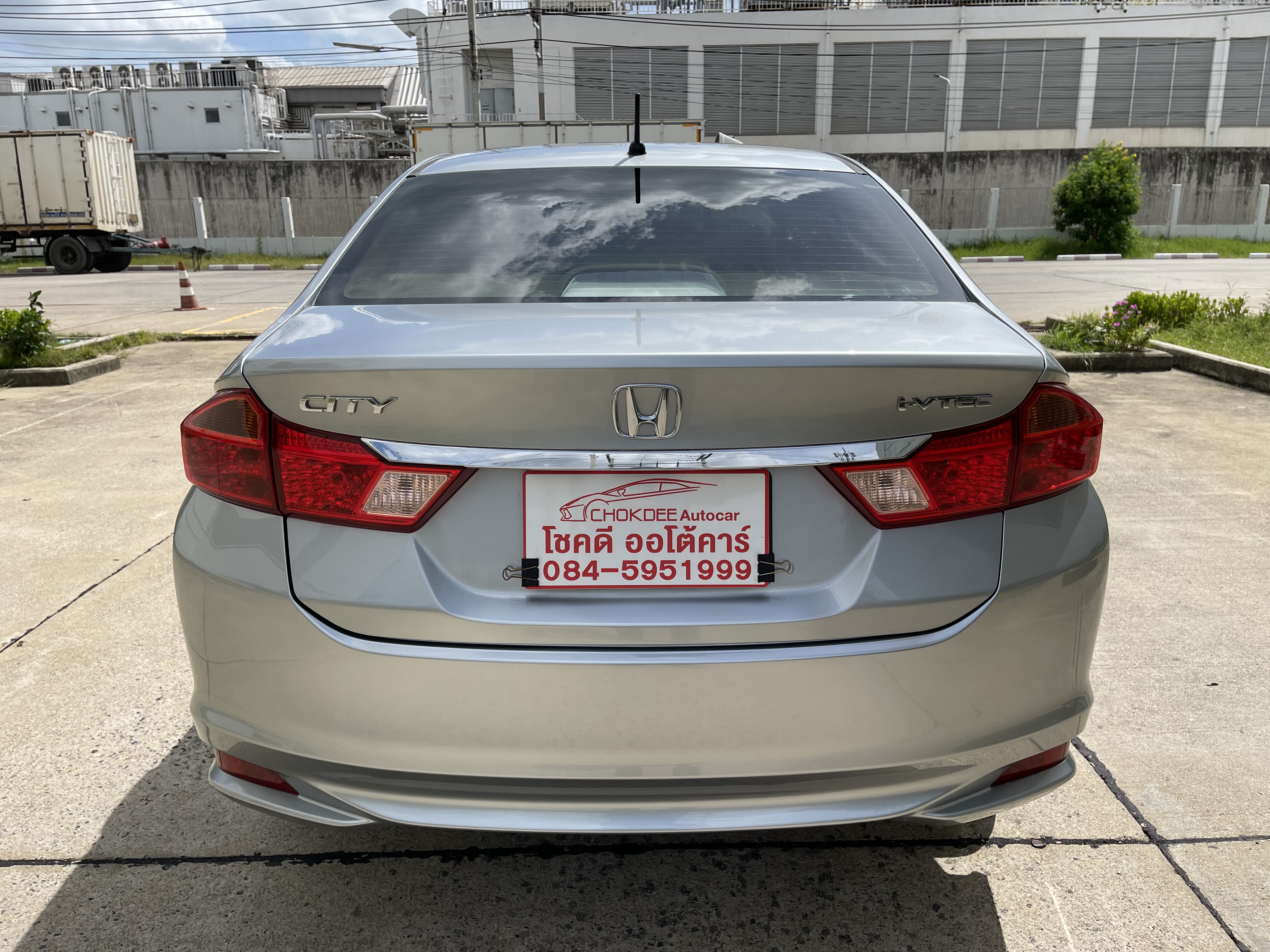 Honda City 1.5 V At 2017 เงิน