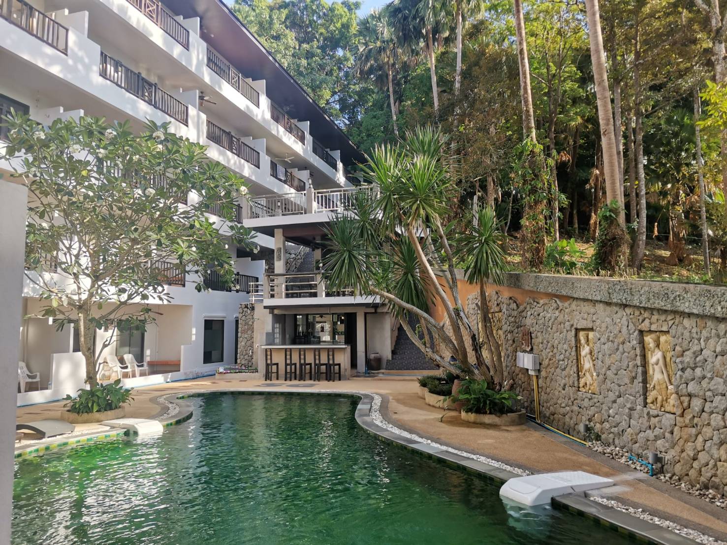 For Rent : Cherngtalay, Condo near Surin beach, 1 bedroom, 1st flr.