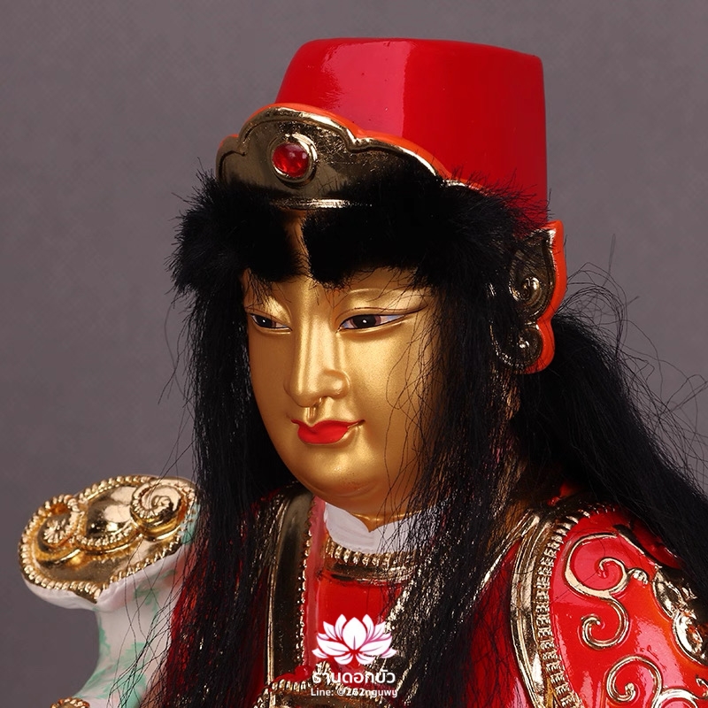 กิมจี่แปะ เทพแห่งคลังสมบัติของนรก พระคลังแห่งยมโลก งานเรซิ่นคุณภาพสูง ขนาด 12/16 นิ้ว