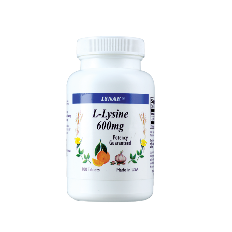 Lynae L-Lysine 600 mg. 100 tablets