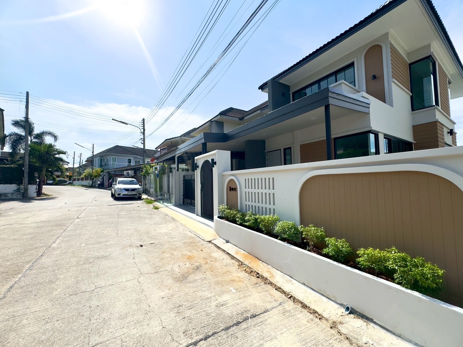 For Sales : Phuket City, 2-story semi-detached house, Muji style, 3 Bedrooms, 2 Bathrooms