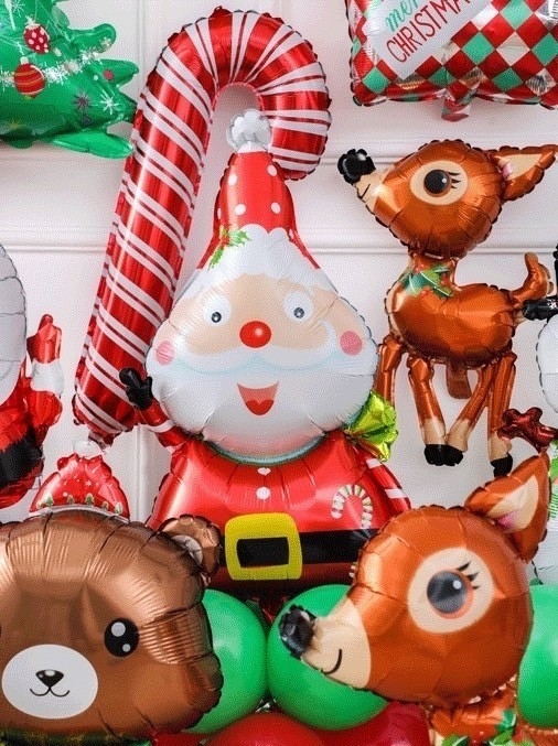 Set ลูกโป่งฟอยล์คริสต์มาส