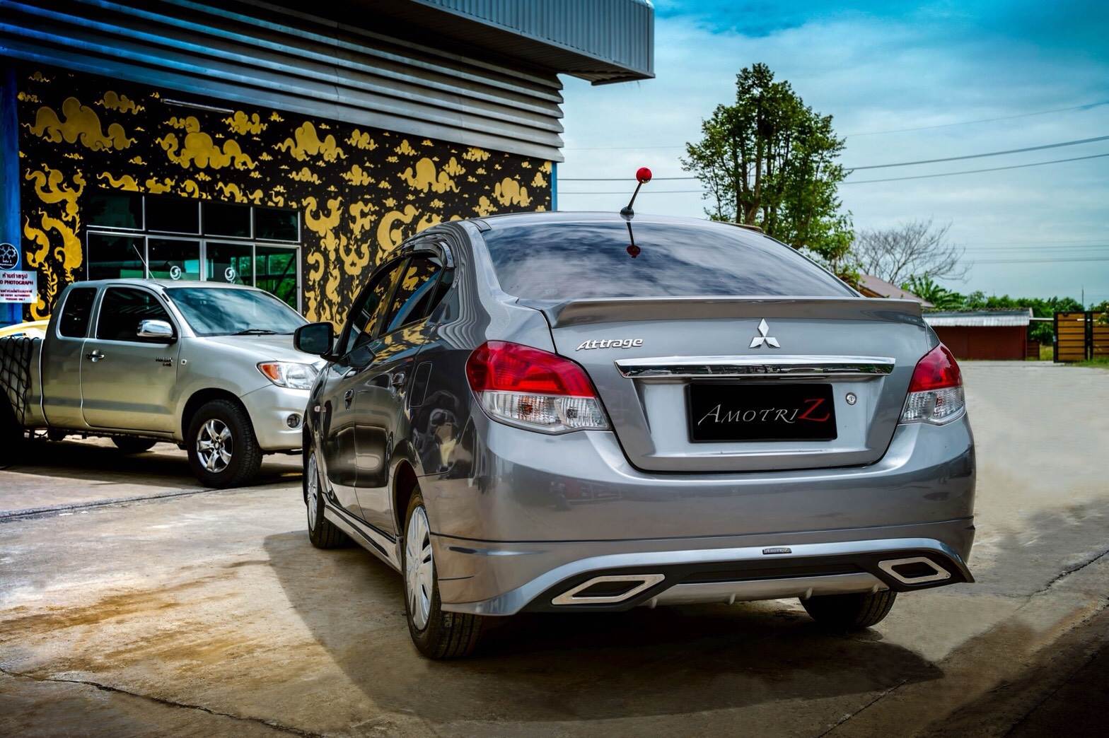 Mitsubishi Attrage 2013 bodykits by Amotriz