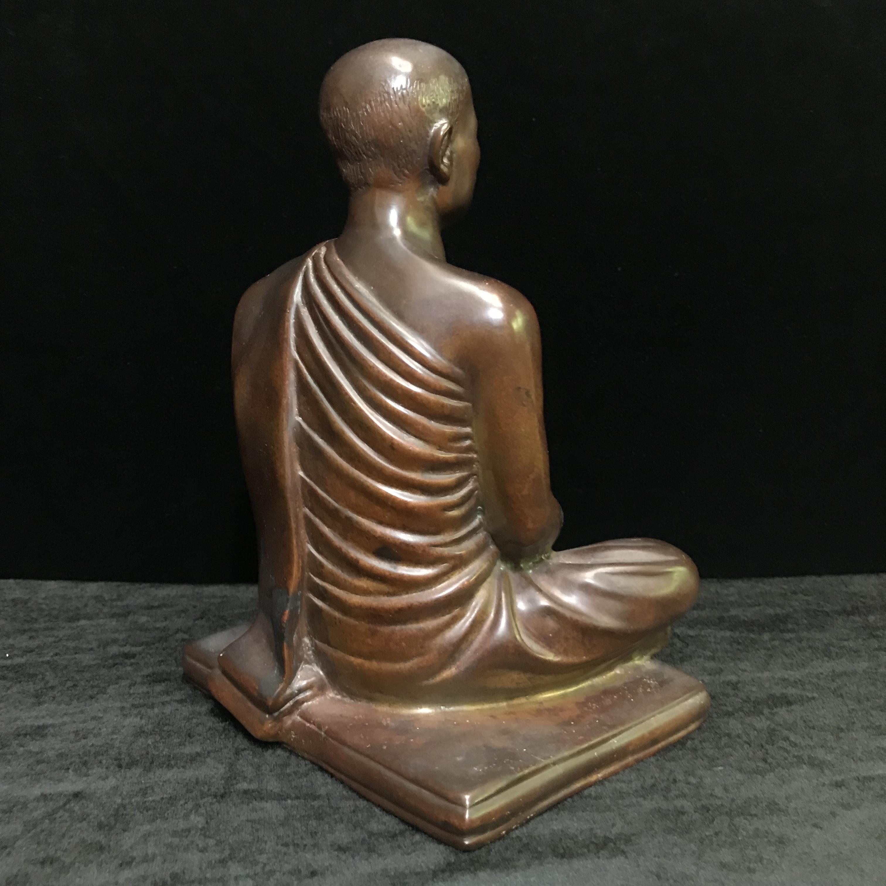 พระบูชารูปเหมือนสมเด็จพุทธโฆษาจารย์(เจริญ ญาณวโร) วัดเทพศิรินทราวาส หน้าตัก 5 นิ้ว พ.ศ.2495