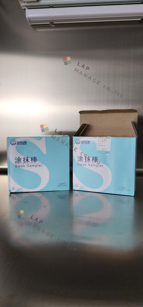 ST-25 PBS , ELEX Brand ชุด Swab ตรวจสอบความสะอาดของภาชนะพื้นผิว (Environmental swab on food surface for microbial count)