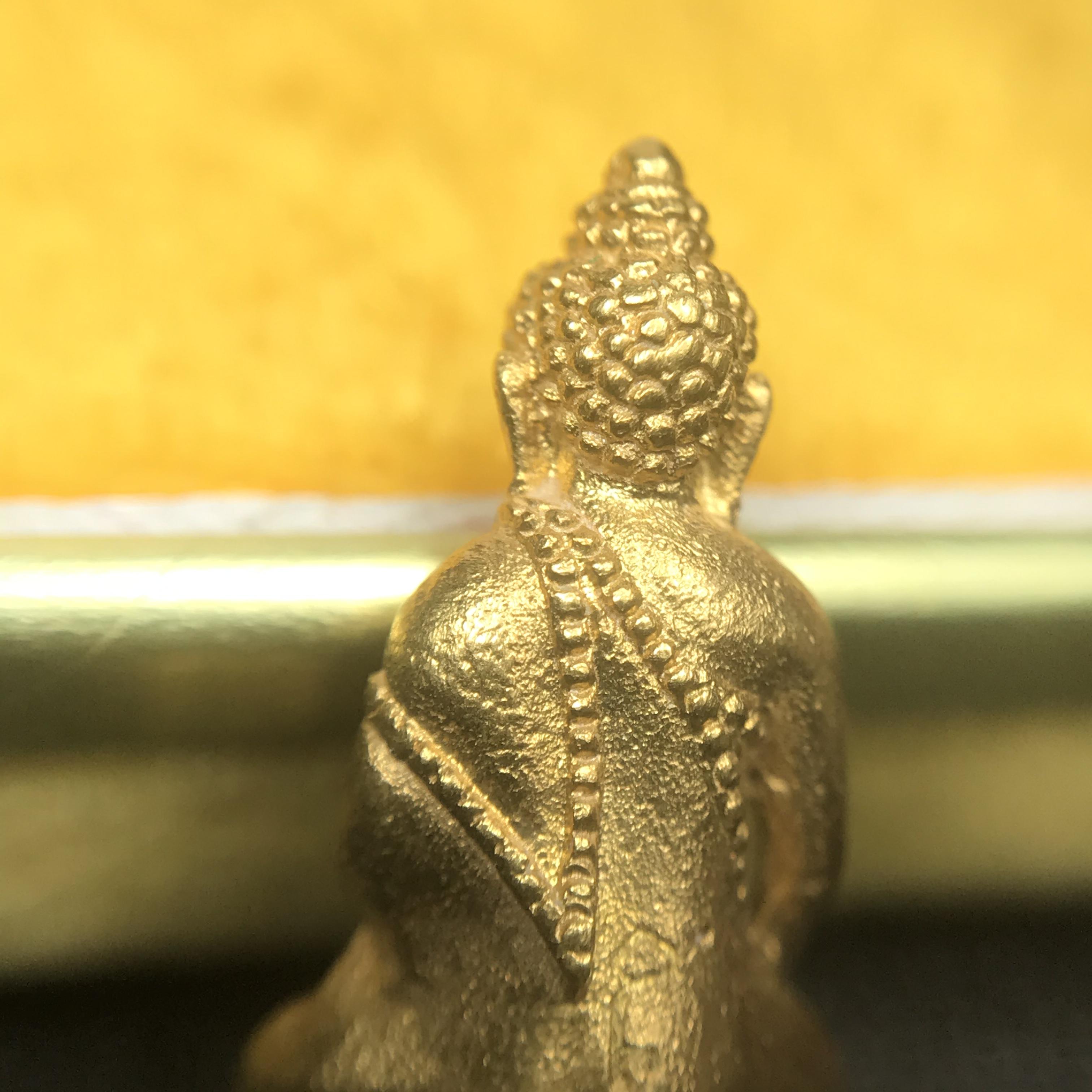 พระชัยวัฒน์นวปทุม ภปร. วัดปทุมวนาราม ปี2535 เนื้อทองคำ(ในหลวงรัชกาลที่9เสด็จเททอง)(สภาพสวยเดิมครบสมบูรณ์หายาก)