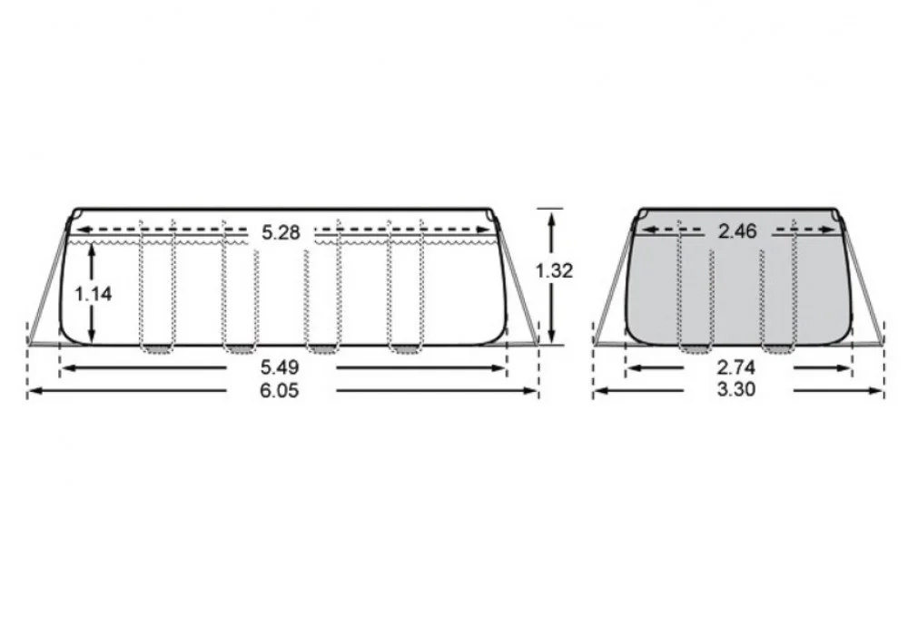 Intex 26356 สระน้ำขนาด 18 ฟุต + เครื่องกรองระบบทราย