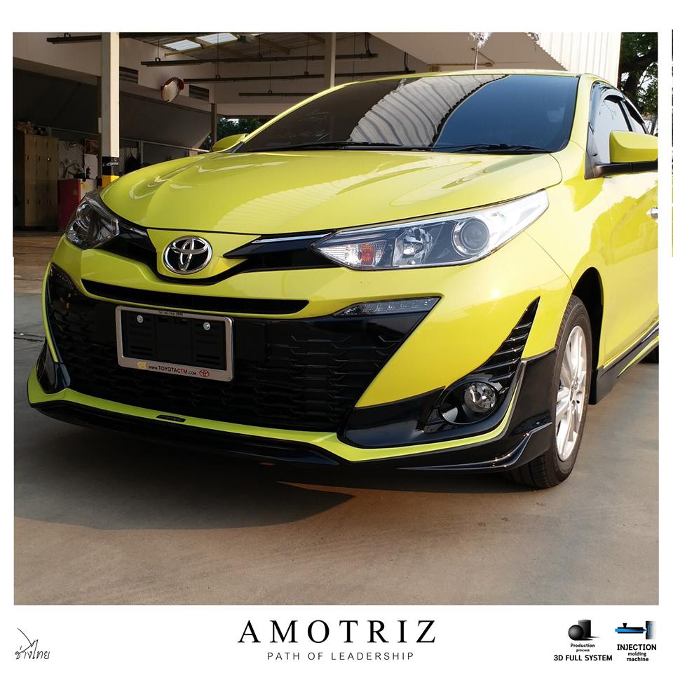 Toyota Yaris ATIV hatchback and sedan bodykits by Amotriz