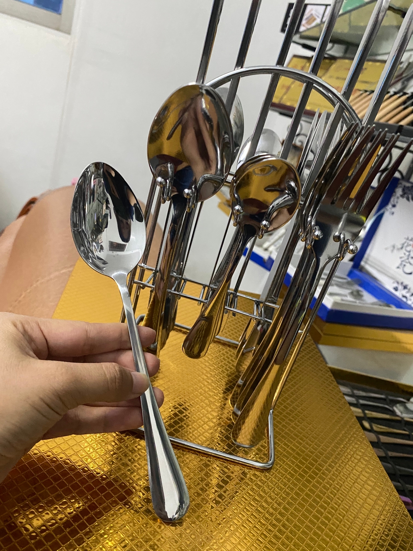 set ช้อนส้อมมีดสแตนเลส