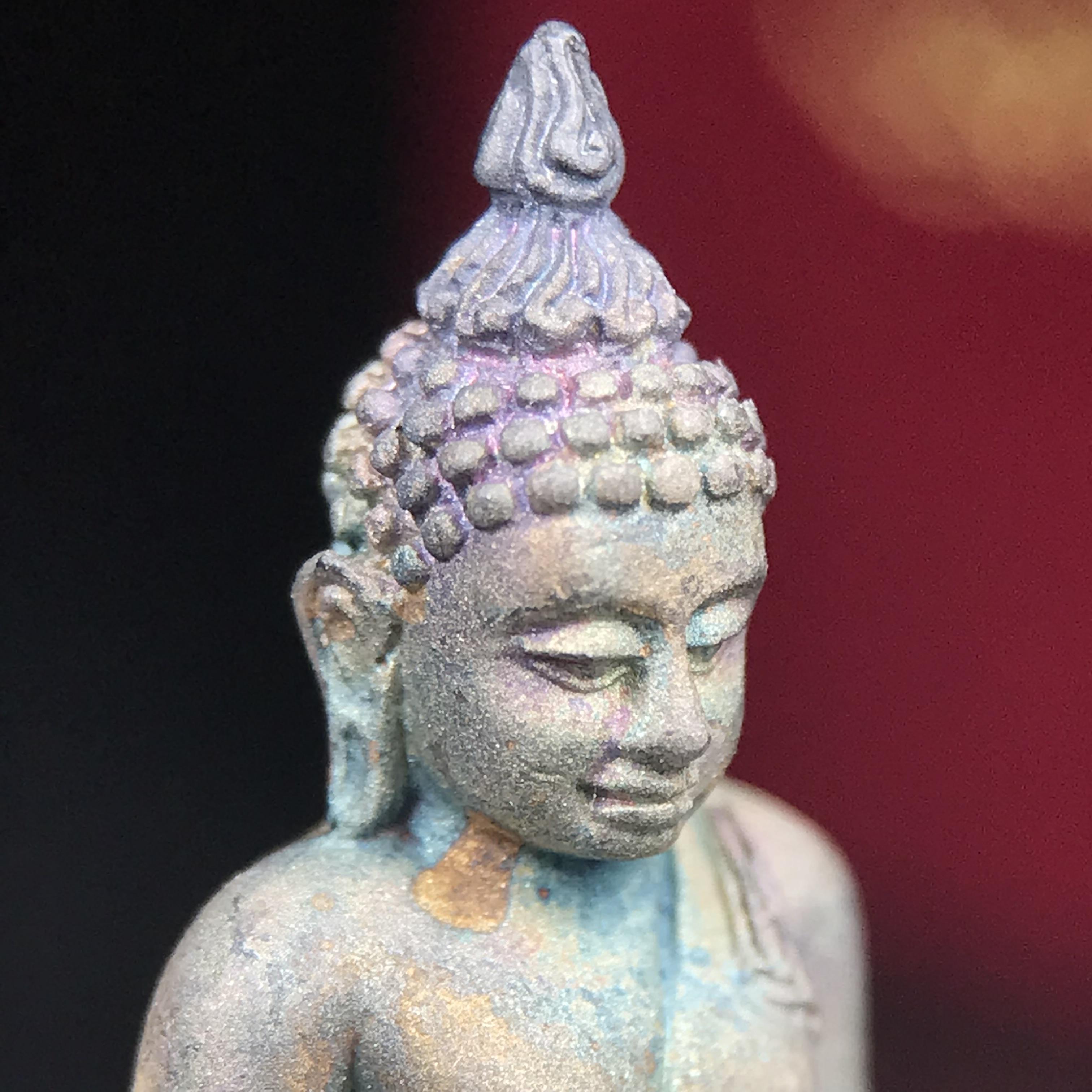 พระกริ่งไพรีพินาศ ตรากาญจนาภิเษก วัดบวรนิเวศวิหาร ที่ระลึกในหลวงรัชกาลที่9 ครองสิริราชสมบัติครบ 50ปี เนื้อเงิน(สภาพผิวเดิมขึ้นสีรุ้งธรรมชาติสวยแบบนิยม)(เสน่ห์พระเนื้อเงินสีสันที่ธรรมชาติสรรค์สร้าง)เข้มขลังทรงอานุภาพยิ่งใหญ่ กำราบศัตรูพ่ายสิ้น พระไพรีพินาศ