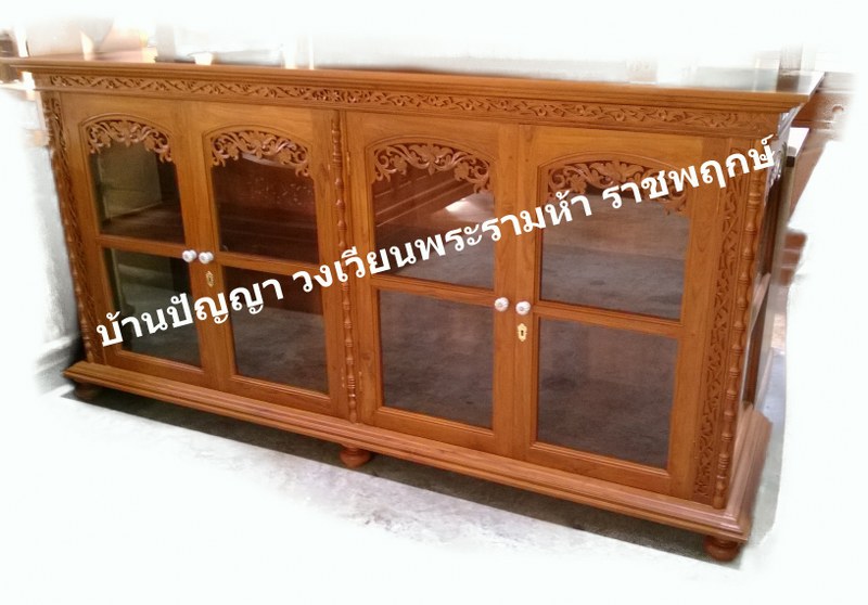 ตู้/เคาน์เตอร์ เรียบ/ลายไทย 2 เมตร
