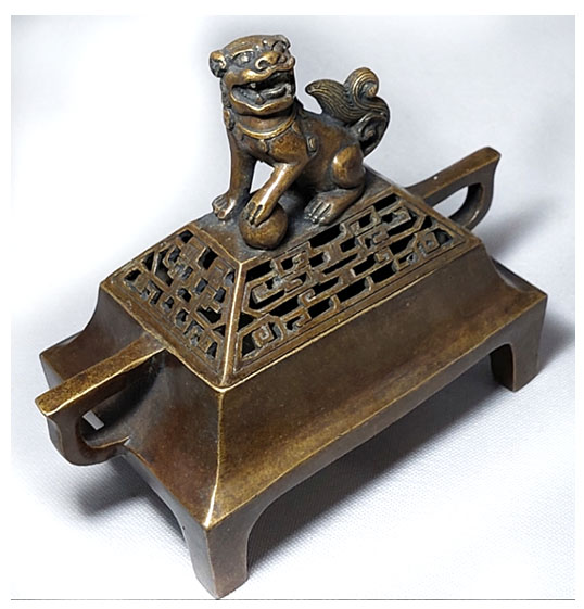 เตาจุดกำยาน ทองเหลืองสไตล์จีน