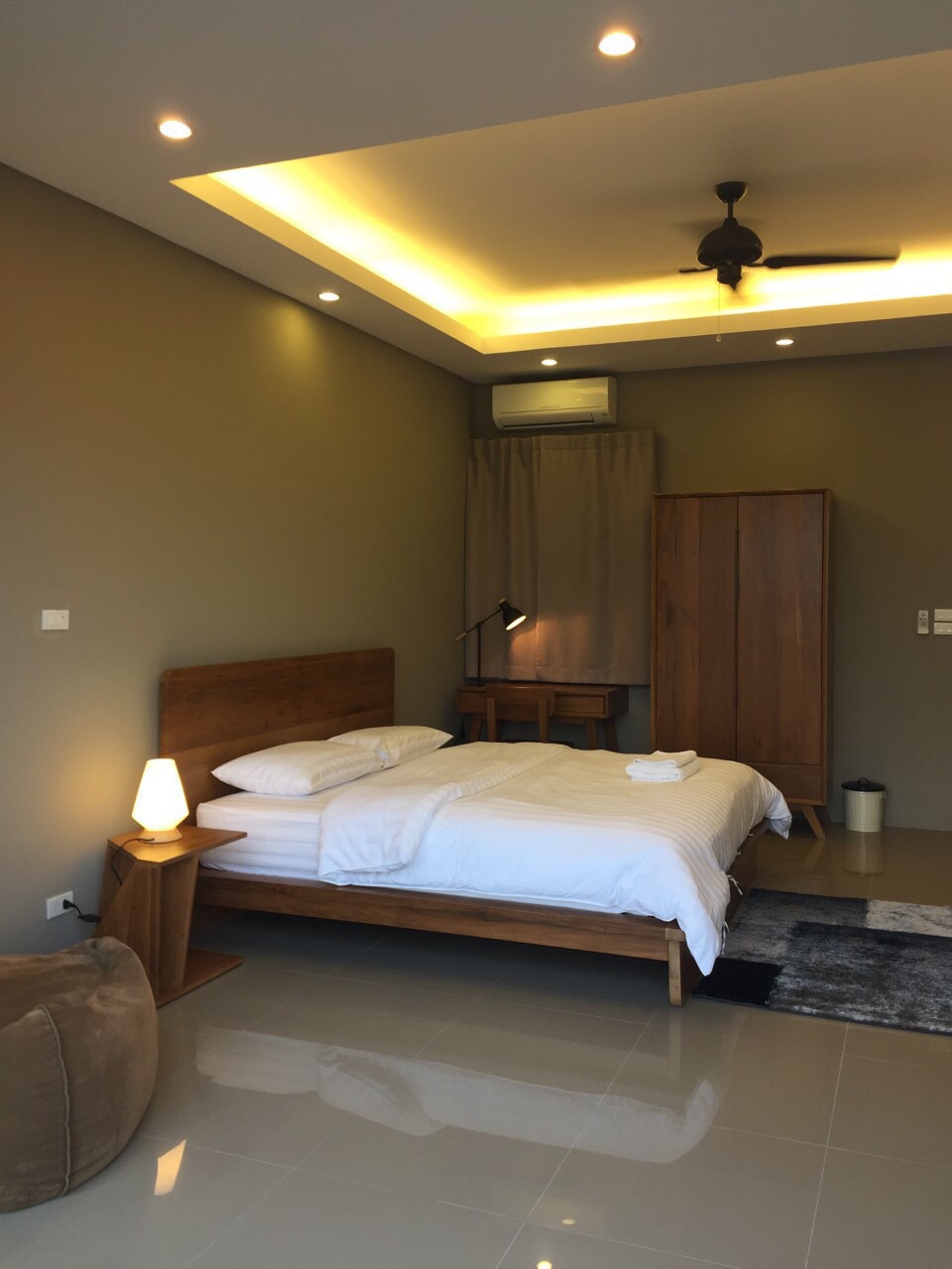 For Rent : Chalong, Private Pool Villa, Modren Style, 4 Bedrooms, Mountain view.