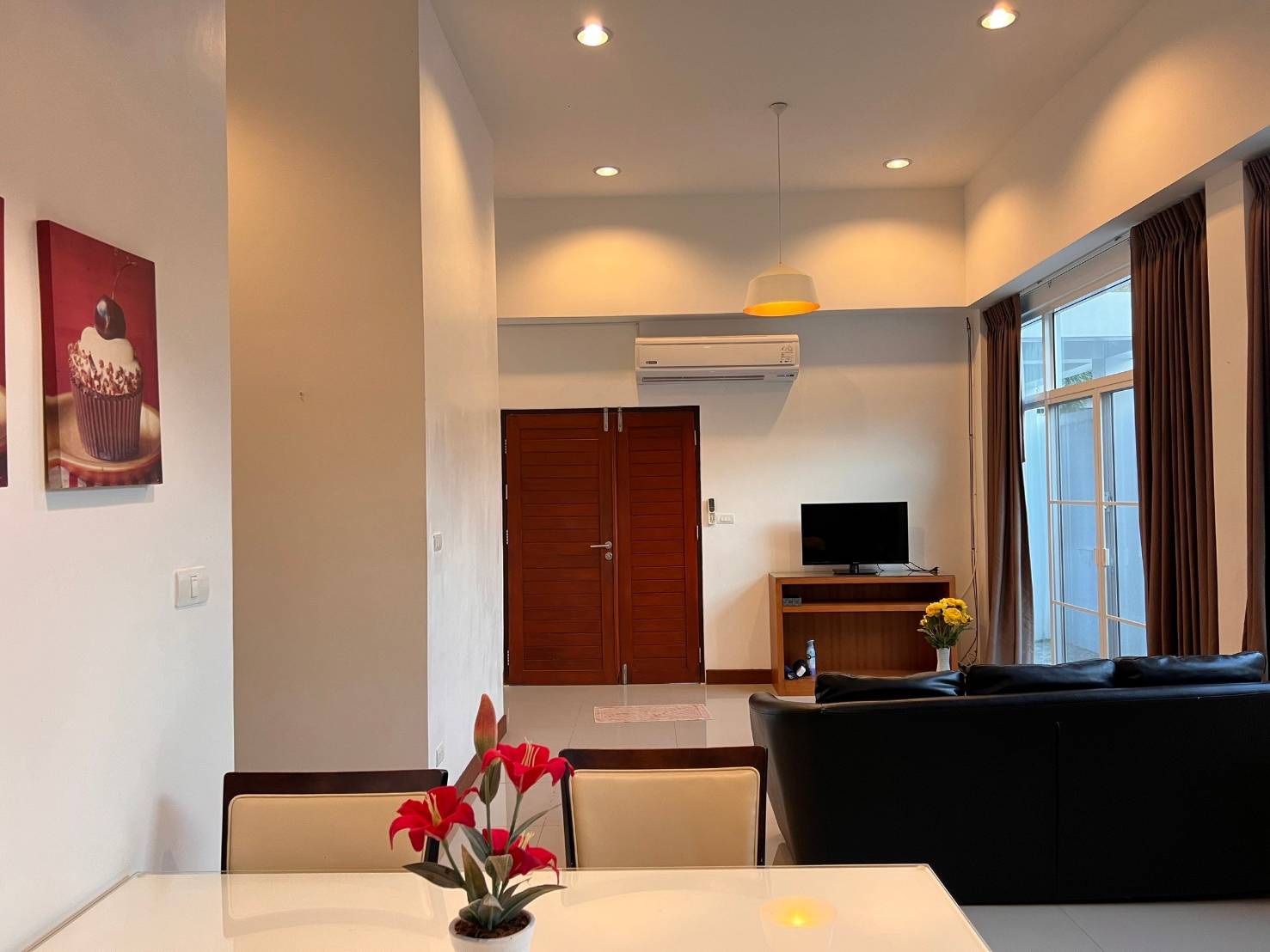 For Rent : Chalong, One-story townhome, 2 bedrooms 2 bathrooms