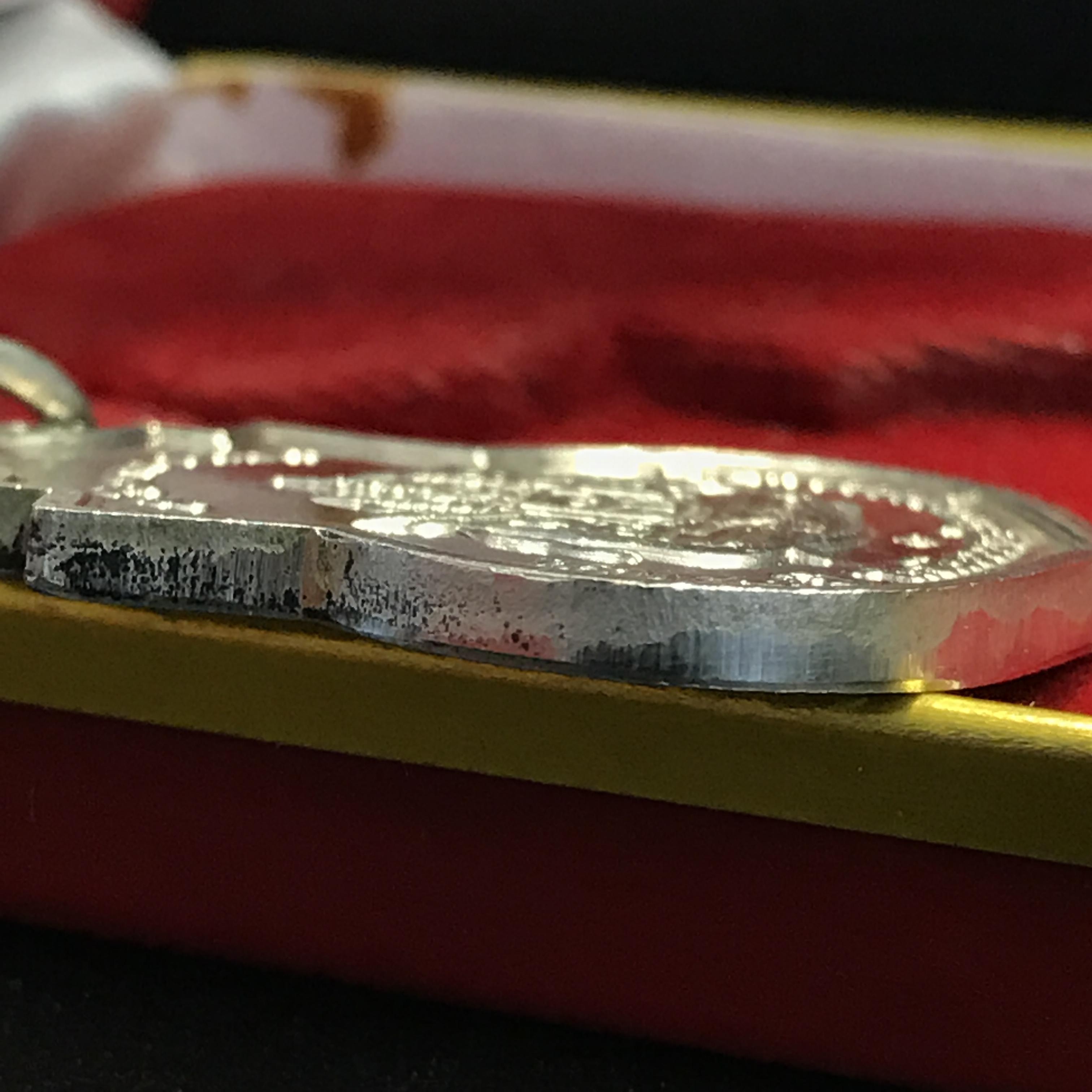 เหรียญ ร.5 ครบ99ปี โรงเรียนนายร้อย จปร. จ.นครนายก ปี2529 เนื้อเงิน(ในหลวงร.9เสด็จในพิธี)