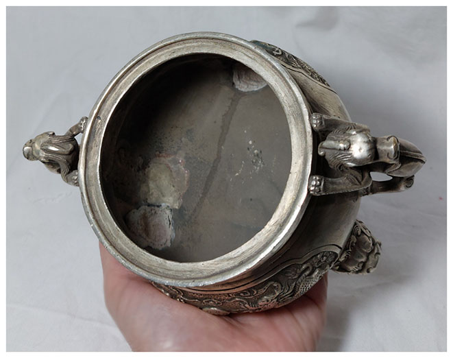 โถ เตาหรือที่ใส่ธูปกำยานสไตล์จีน สูง19.5cm