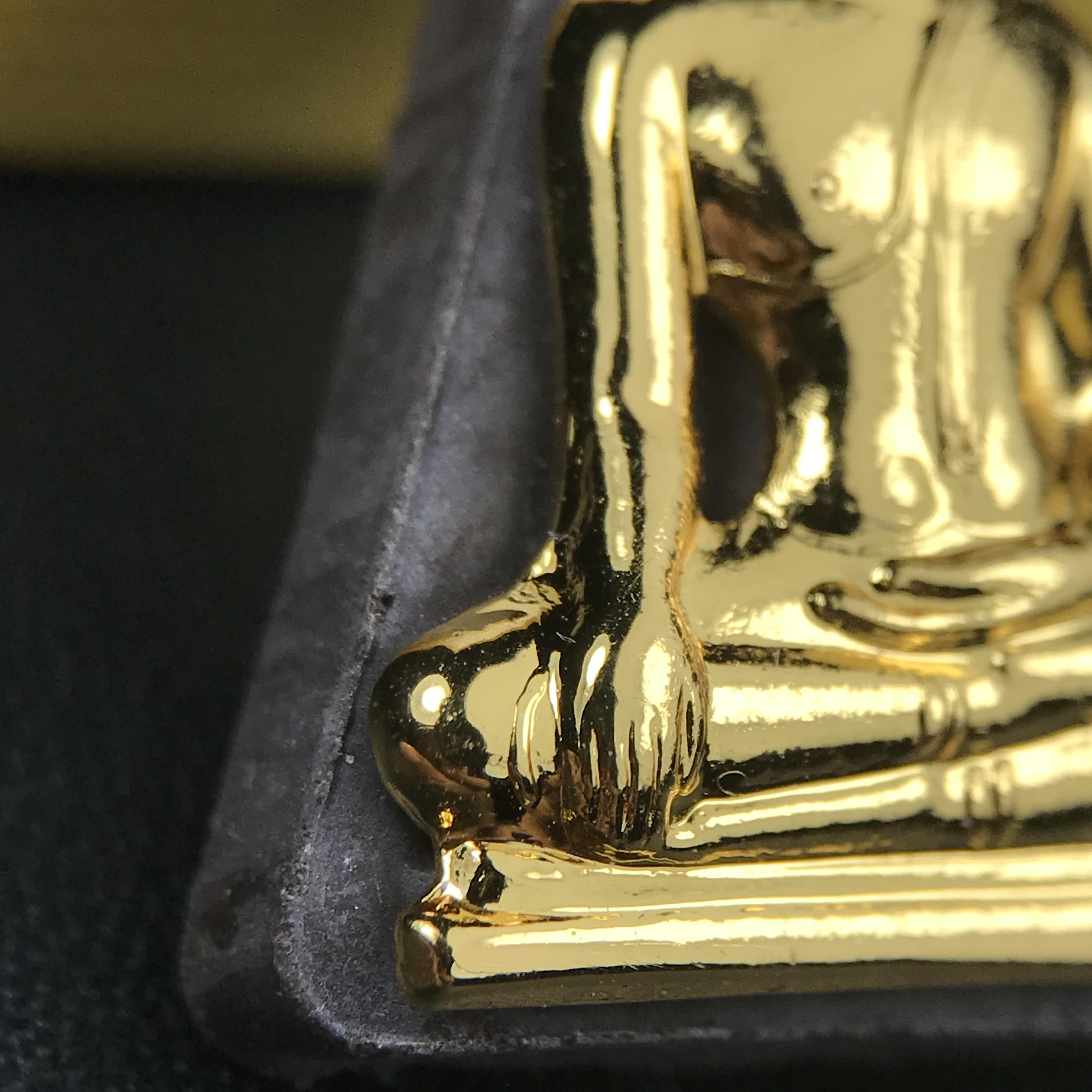 พระพุทธมหาสุวรรณปฏิมากร (หลวงพ่อทองคำ) หลังตรามหามงคลเฉลิมพระชนมพรรษา 80 พรรษา รัชกาลที่9 วัดไตรมิตรวิทยาราม กรุงเทพฯ ปี 2550 พระพิมพ์หน้าทองคำ(หายาก 1 ใน 999 องค์)