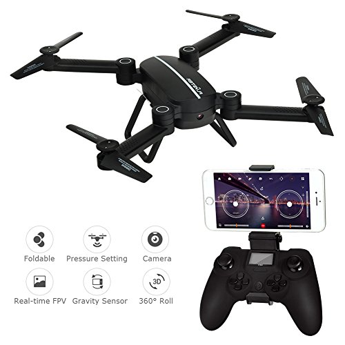 โดรนพับขา SKYHUNTER X8 WIFI FPV HD Camera Selfie