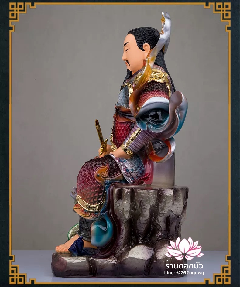 เฮี่ยนเที้ยนซ่งเต่ ตั่วเหล่าเอี๊ย หรือเจ้าพ่อเสือ ปางประทับนั่ง ขนาด 12/16/19 นิ้ว