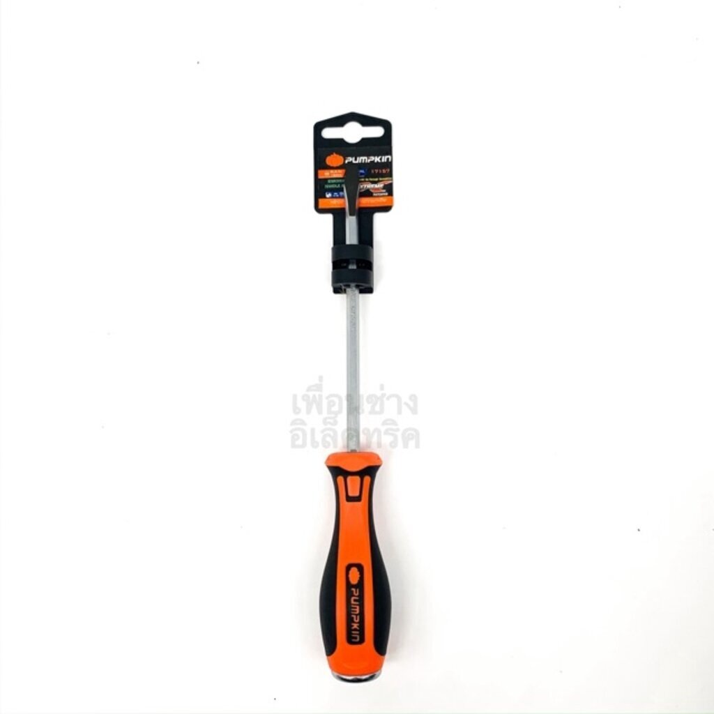 Pumpkin ไขควงแบนหัวทะลุ รุ่น XTREME ขนาด 6.5x150 มม. สามารถตอกได้ 17157