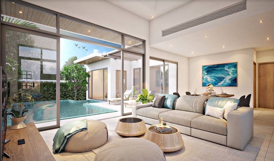 For Sales : CherngTalay New Project Luxury Pool Villa 2 Bedrooms, 240 sqm