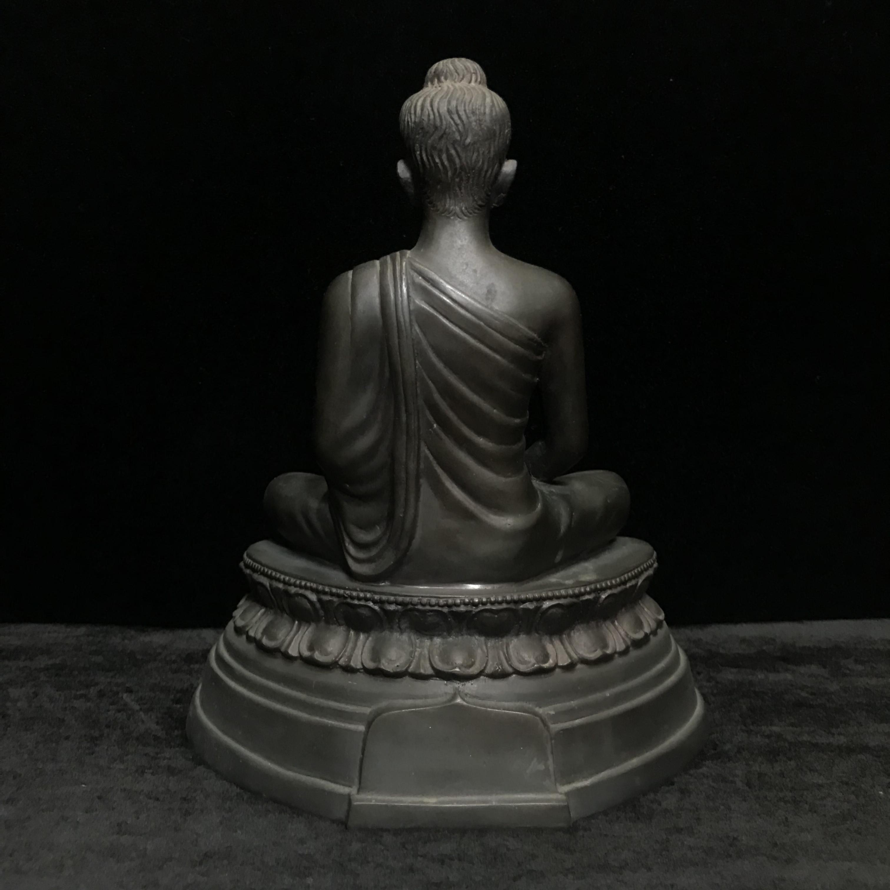 พระพุทธศรีประกายสิทธิ์ ภปร.วัดบวรนิเวศวิหาร ที่ระลึกสร้างโรงพยาบาลสมเด็จพระ ศรีนครินทร์ ปี 2525 หน้าตัก 5นิ้ว(พระราชทานเม็ดพระธาตุบรรจุใต้ฐาน)