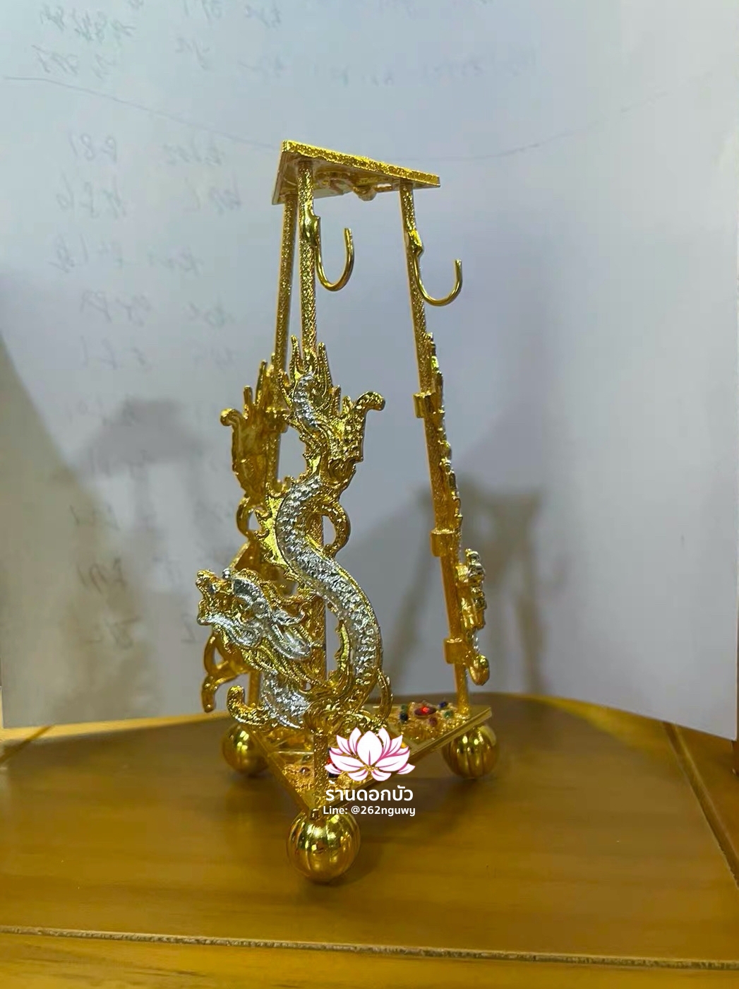 ฐานวางอาวุธ แท่นวางอาวุธสำหรับองค์พระกิมซิ้น งานไต้หวันคุณภาพสูง