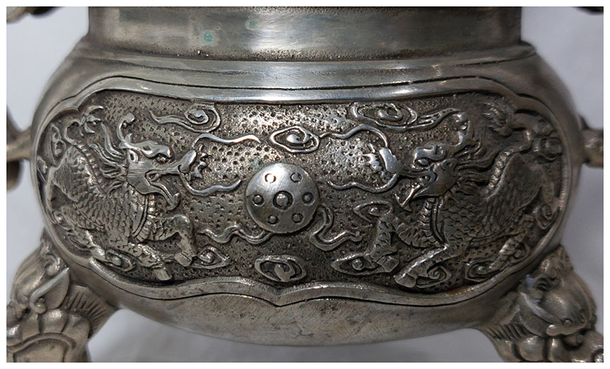 โถ เตาหรือที่ใส่ธูปกำยานสไตล์จีน สูง19.5cm