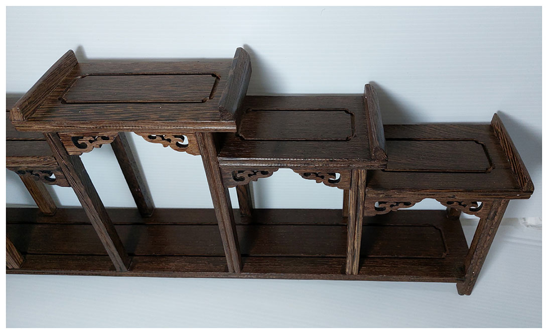 ชั้นวางของตั้งโชว์สไตล์จีน ขนาดเล็ก