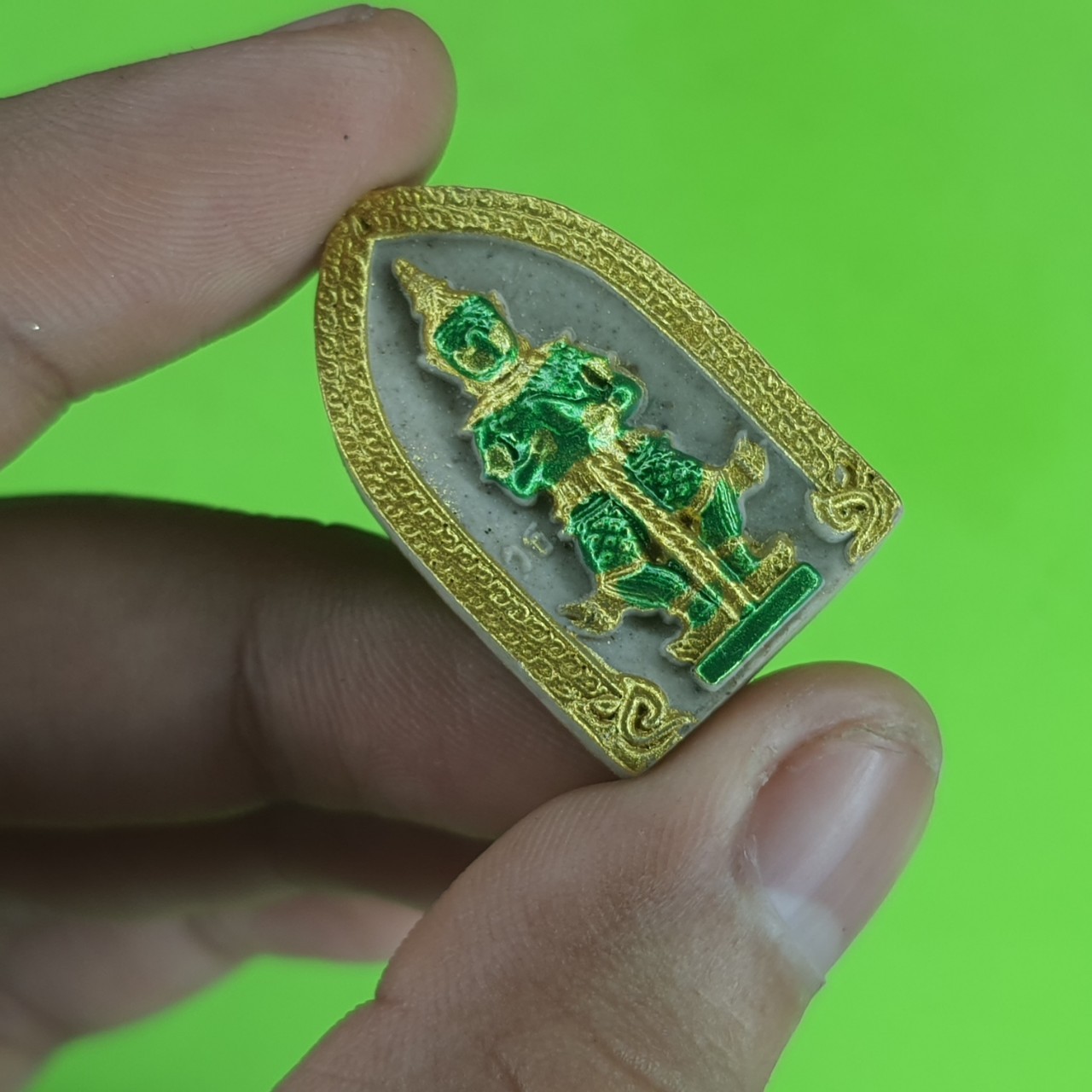 พระเครื่อง ท้าวเวสสุวรรณ สีขาว แต่ง สีเขียว รุ่น แก้ปีชง รวยไม่จบ จนไม่เป็น ภัยไม่มี ท้าวเวสสุวรรณ พระแท้ ท้าวเวสสุวัณ