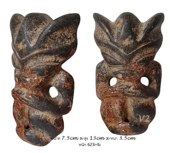 รูปปั้นหิน เทวรูปหิน หินรูปเอเลี่ยนต่างๆ (หินแม่เหล็กดูดติด)