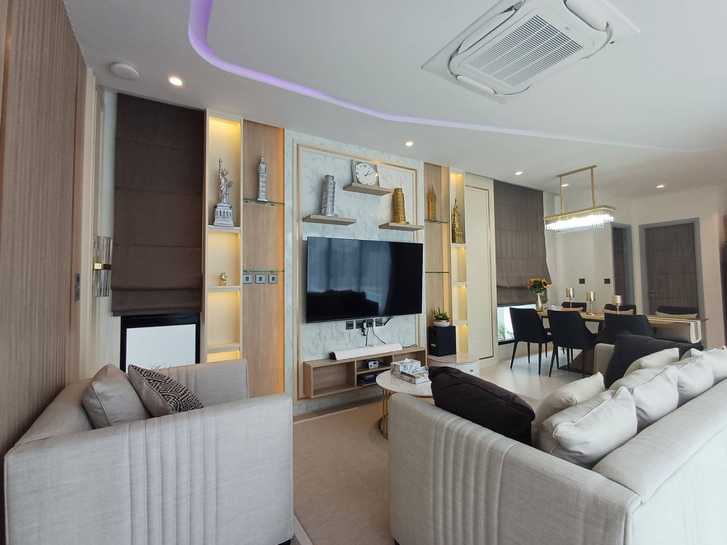 For Rent : Kohkaew, Modern style private pool villa, 4 Bedrooms 4 Bathrooms