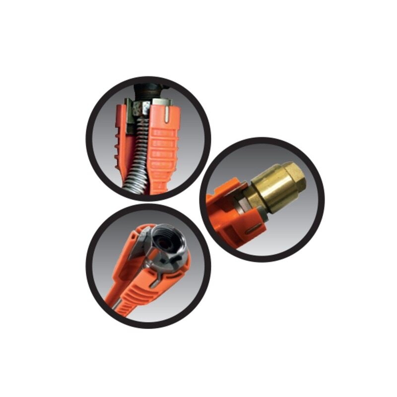 29581 Pumpkin ประแจขันน็อตใต้อ่างอเนกประสงค์ 8 IN 1 ประแจ ขันน็อต ก๊อกน้ำ อ่างล้างหน้า เปลี่ยนหัวได้ อเนกประสงค์ อ่างล้านจาน