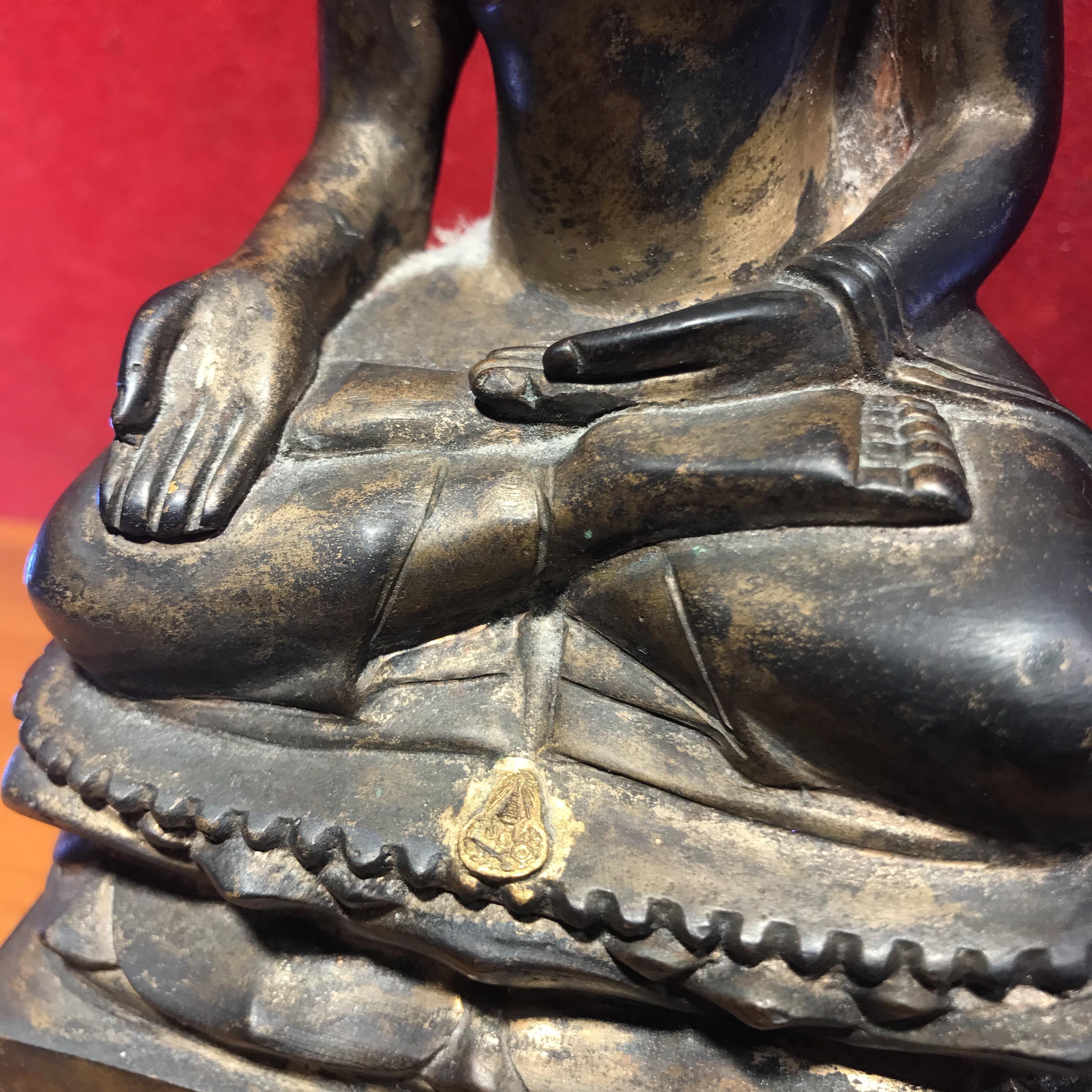 พระไพรีพินาศ เนื้อสัมฤทธิ์ วัดบวรฯ ปี พ.ศ. 2544 หน้าตัก3นิ้ว