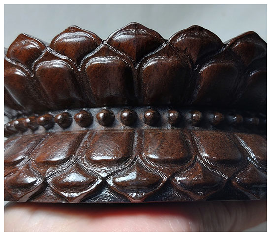 กี๋ ฐานบัว ฐานพระ สไตล์จีน ทรงกลม ท๊อป14.5cm